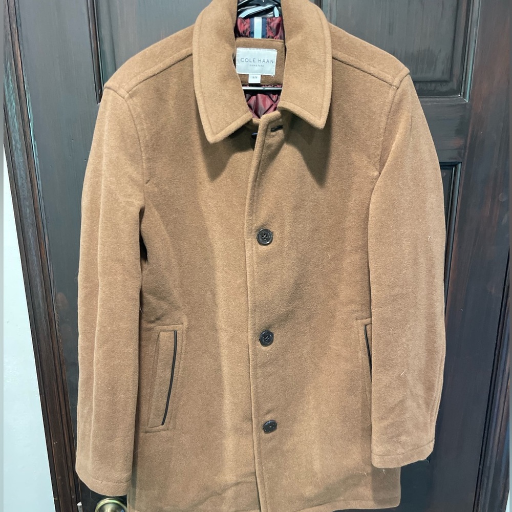Men’s Cole Haan Signature Wool Coat Gem